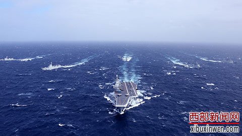 中国航母编队南海训练 成功起降“歼—15”